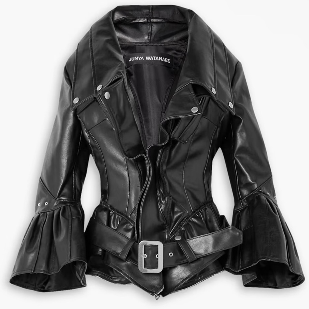 JUNYA WATANABE Runway Piece COMME DES GARÇONS Collection Vegan Leather Jacket